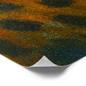 チーター壁飾り 自然愛好家 ポスター (角)