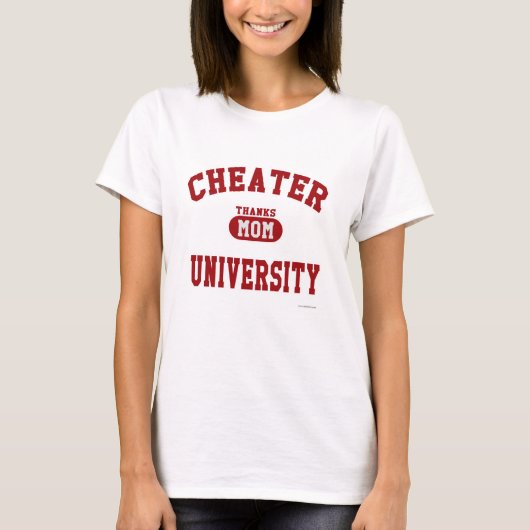 チーター大学パロディ大学運動部 Tシャツ (正面)