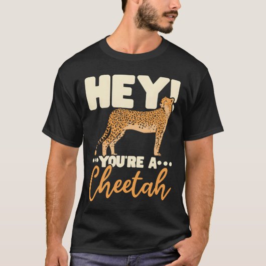 チーター愛好家のためのギフト 野生動物 動物園飼育員 Tシャツ (正面)