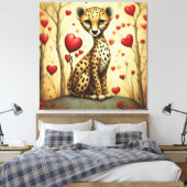 チーター愛3 キャンバスプリント (インサイチュ (寝室))