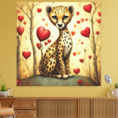 チーター愛3 キャンバスプリント (インサイチュ (リビング))
