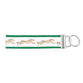 チーター手首キーチェーン リストバンドキーホルダー (鍵右)