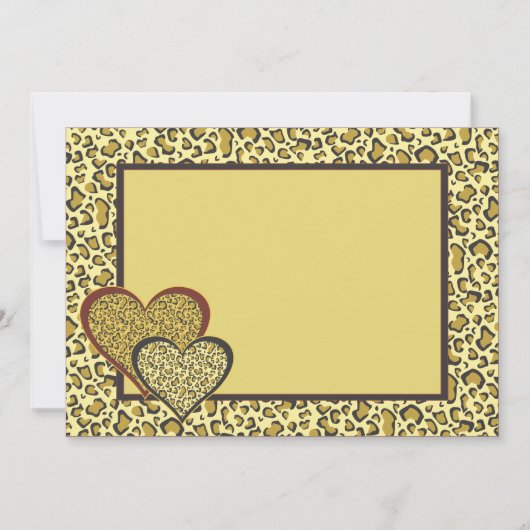 チーター招待状 招待状 (正面)