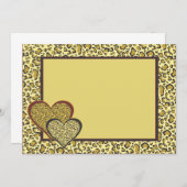 チーター招待状 招待状 (正面/裏面)