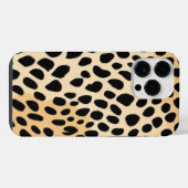 チーター柄デザイン iPhoneケース (裏面横)