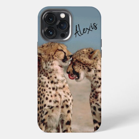 チーター柄 Case-Mate iPhone カバー (裏面)