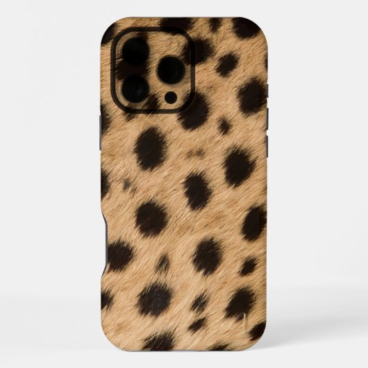 チーター柄 iPhoneケース (裏面)