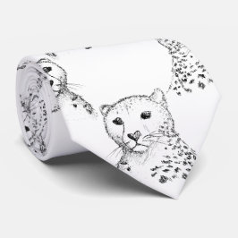 チーター模様。 ネクタイ