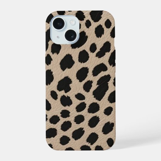 チーター猫 iPhone 15ケース (裏面)