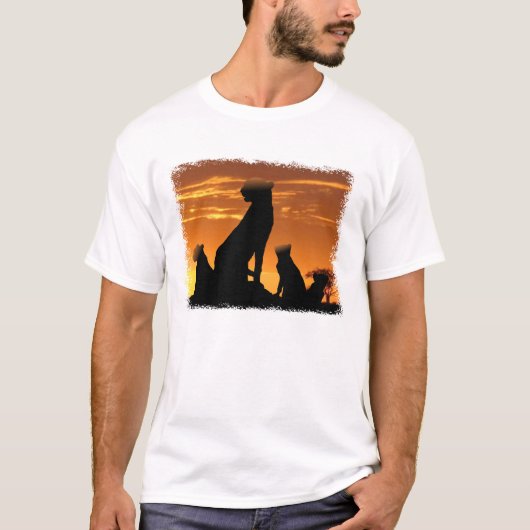 チーター科 Tシャツ (正面)