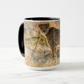 チーター見のまわりにた マグカップ (正面左)