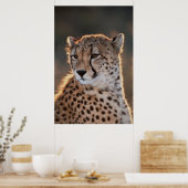 チーター見遠くにた ポスター (キッチン)