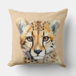 チーター顔 クッション