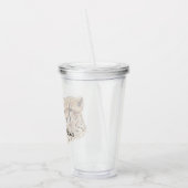 チーター顔 パーソナライズされた アクリルタンブラー (左)