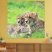 チーター001 キャンバスプリント (インサイチュ (リビング))