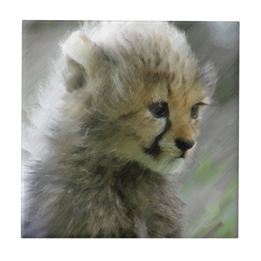 チーター014 タイル (正面)