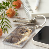 チーター19日歳男の子 キーホルダー (正面右)