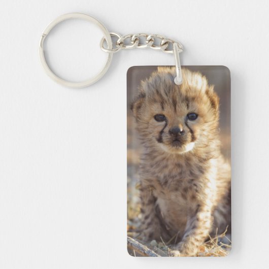 チーター19日歳男の子 キーホルダー (正面)