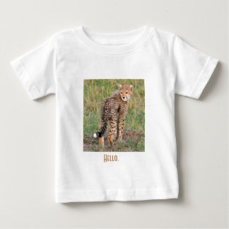 チーター・カブが君を見ている。ベビーTシャツ ベビーTシャツ