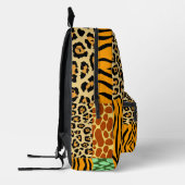 チーター、キリン、タイガー、ヘビ プリントバックパック (左)