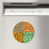 チーター、キリン、タイガー、ヘビ マグネット (インサイチュ (食洗機))