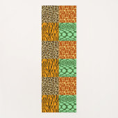 チーター、キリン、タイガー、ヘビ ヨガマット (正面)