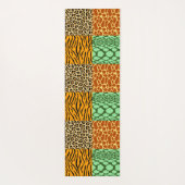 チーター、キリン、タイガー、ヘビ ヨガマット (裏面)