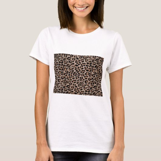 チーター・ヒョウ・プリント Tシャツ (正面)