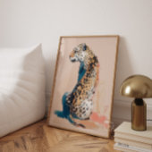 チーター ヒョウ 絵画 ウォールアート 壁画 サファリ
