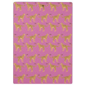 チーター、ピンキヒョウ クリップボード (裏面)