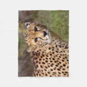 チーター フリースブランケット (正面)
