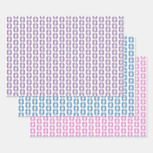 チーター ペア ラッピングペーパー
