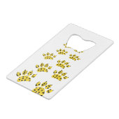 チーター・ポー印刷 クレジットカード栓抜き (正面アングル)