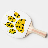 チーター・ポー印刷 卓球ラケット (横)