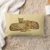 チーター ランバークッション (ブランケット)