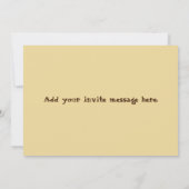 チーター 招待状 (裏面)