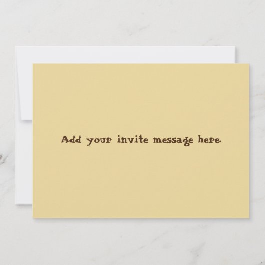 チーター 招待状 (裏面)