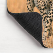 チーター (Acinonyx Jubatus) の走り マウスパッド (コーナー)