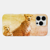 チーター iPhoneケース (裏面横)