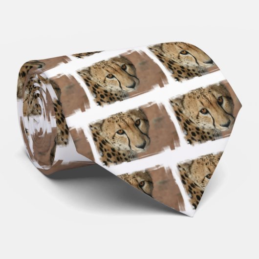 チータ猫のタイ ネクタイ (ロール)