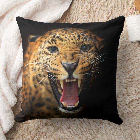チータ猫の野性生物の装飾用クッション クッション (ブランケット)