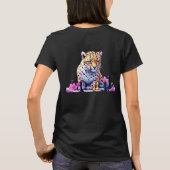 チータ遊ーのチェス – 地球上で最も速い動物 Tシャツ (裏面)