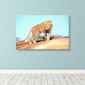チータ キャンバスプリント (インサイチュ (ウッドフロア))