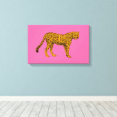 チータ キャンバスプリント (インサイチュ (ウッドフロア))