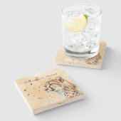 チータ ストーンコースター (横)