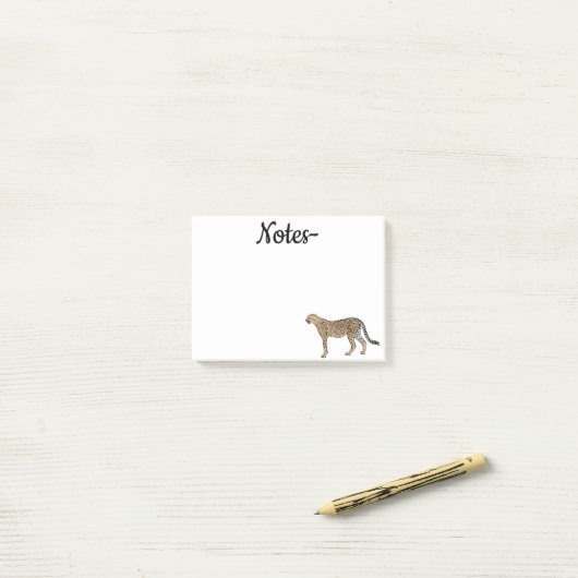 チータ ポストイット (デスク上)