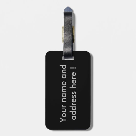 チータ ラゲッジタグ (裏面縦)