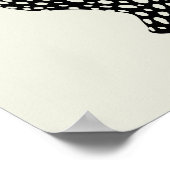 チーテミニマルーイラストレーションヴィンテージ ポスター (角)