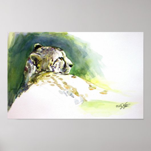 チーテ威厳のあるープリント ポスター (正面)