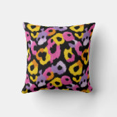 チーテ鮮やかーアニマルプリントレトログラムスタイリッシュ クッション (裏面)